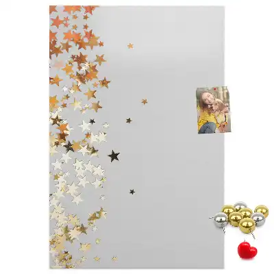 Wall cork memo board Tiny stars