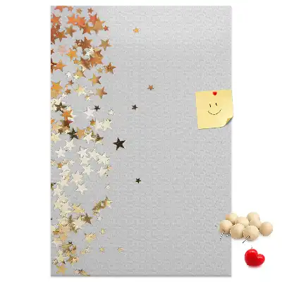 Wall cork memo board Tiny stars