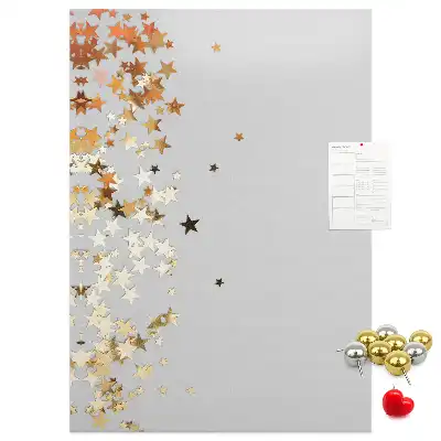 Wall cork memo board Tiny stars