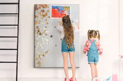 Tiny stars wall cork memo board