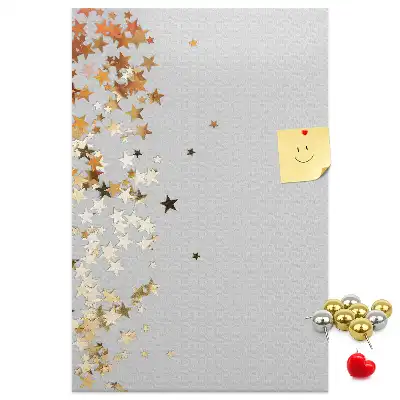 Tiny stars wall cork memo board