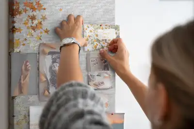 Wall cork memo board Tiny stars