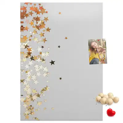 Wall cork memo board Tiny stars
