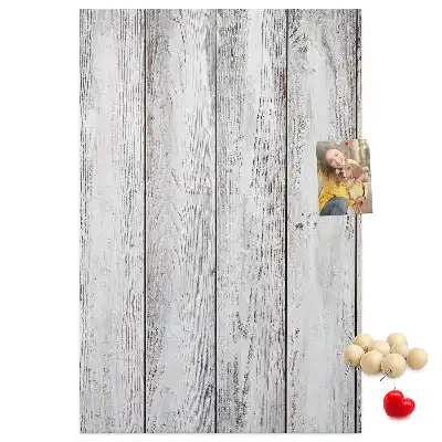 Painted cork pin board