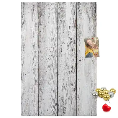 Painted cork pin board