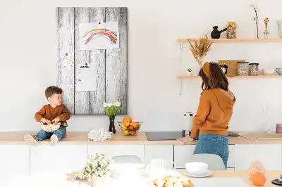 Cork pin board Painted boards