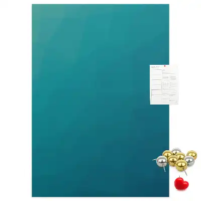 Geometric abstraction cork note board