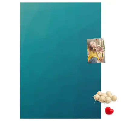 Geometric abstraction cork note board