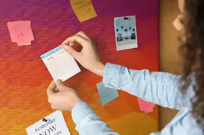Rising Sun Gradient wall cork memo board