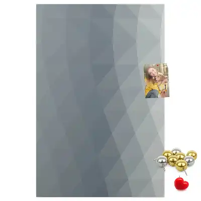 Abstract gray waves cork pin board