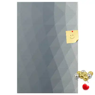 Abstract gray waves cork pin board