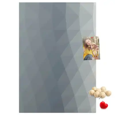 Abstract gray waves cork pin board