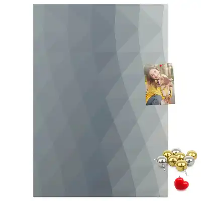 Abstract gray waves cork pin board