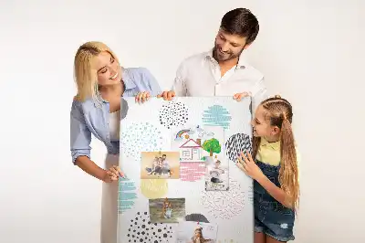 Colorful Circles Cork Note Board