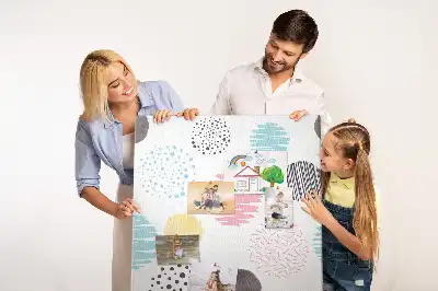 Colorful Circles Cork Note Board
