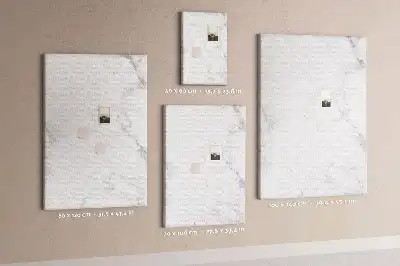 Marble Texture Wall Cork Memo Board
