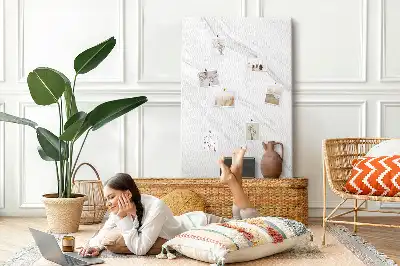 Marble Waves Cork Pin Board