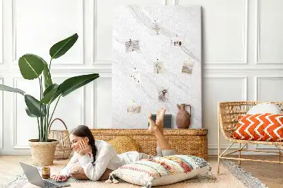 Marble Waves Cork Pin Board