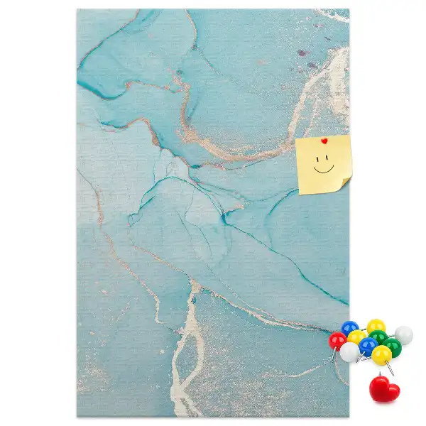 Decorative Marble Texture Cork Note Board