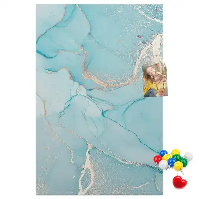 Decorative Marble Texture Cork Note Board