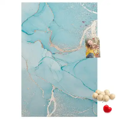 Decorative Marble Texture Cork Note Board