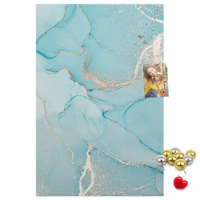 Decorative Marble Texture Cork Note Board
