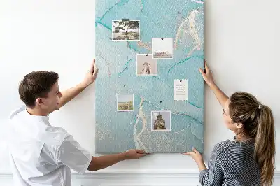 Cork Note Board Decorative marble texture
