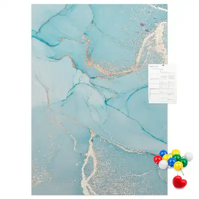 Decorative Marble Texture Cork Note Board