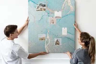 Cork Note Board Decorative marble texture