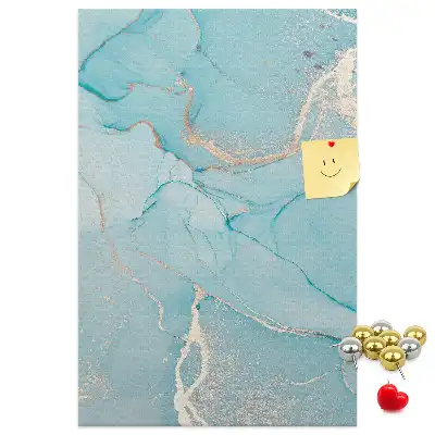 Decorative Marble Texture Cork Note Board