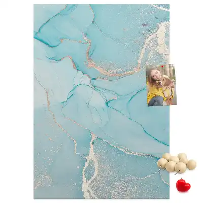Decorative Marble Texture Cork Note Board