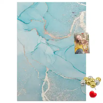 Decorative Marble Texture Cork Note Board