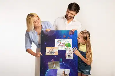 Space Art Cork Note Board