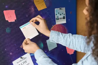 Space Art Cork Note Board