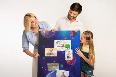 Space Art Cork Note Board
