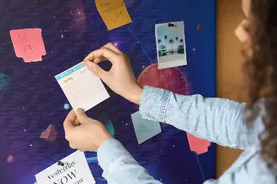 Space Art Cork Note Board
