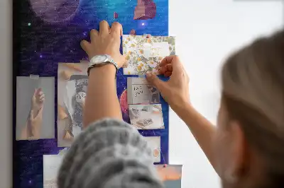 Space Art Cork Note Board