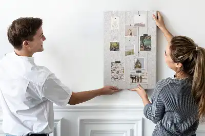 Raw Wood Cork Note Board