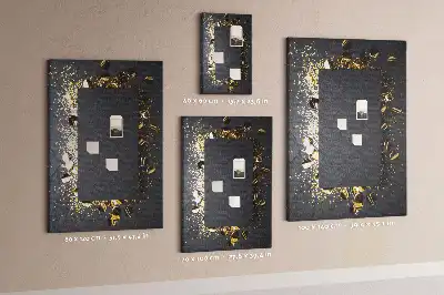 Golden confetti cork wall memo board