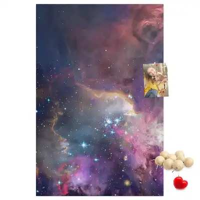 Cork pin board Star galaxy
