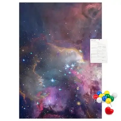 Star Galaxy cork pin board