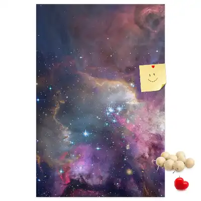 Star Galaxy cork pin board