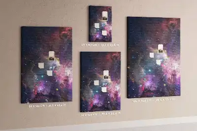 Cork pin board Star galaxy