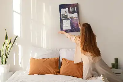 Cork pin board Star galaxy