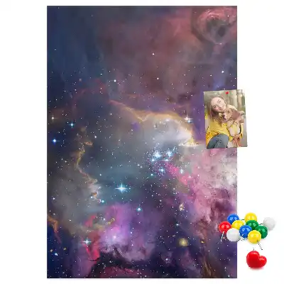 Cork pin board Star galaxy