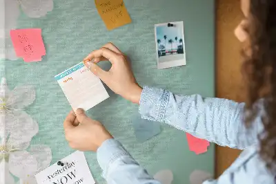 Wall cork memo board Flowers in bloom