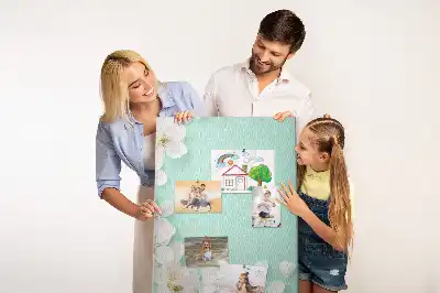 Wall cork memo board Flowers in bloom