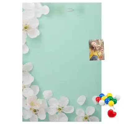 Wall cork memo board Flowers in bloom