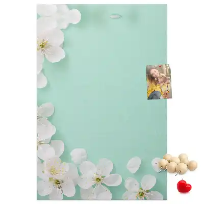 Wall cork memo board Flowers in bloom