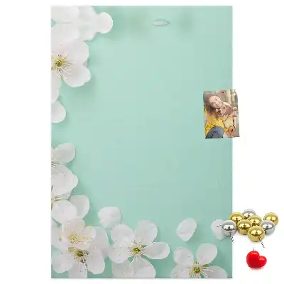 Wall cork memo board Flowers in bloom